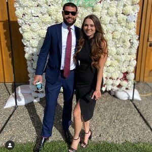 Black Cross Neck Dress